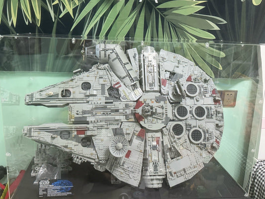 lego millennium falcon display stand