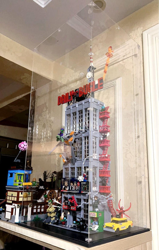 lego daily bugle display case