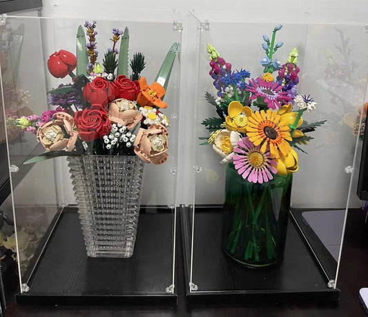 How to Keep LEGO Flowers Dust Free