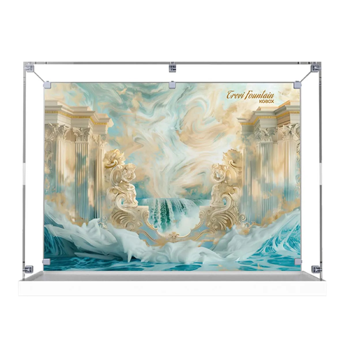 Acrylic Display Case Compatible with LEGO® Architecture Trevi Fountain 21062