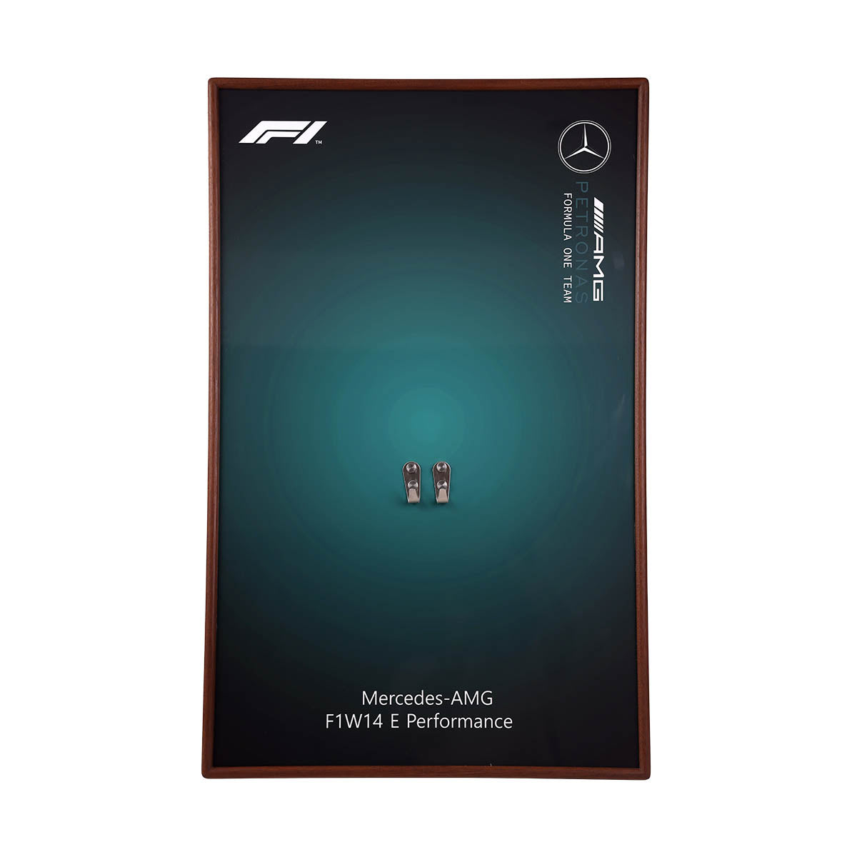 Display Frame Compatible with LEGO® Mercedes-AMG F1 W14 42171 – Walnut Wood Edition