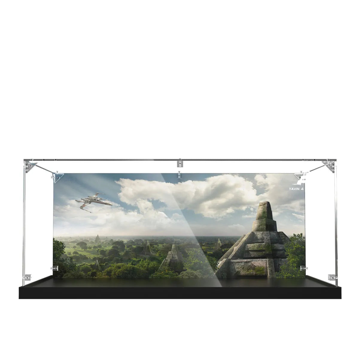 Acrylic Display Case Compatible with LEGO® Yavin 4 Rebel Base 75365 - Style A