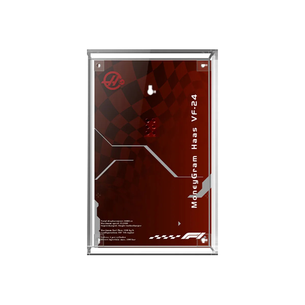 Acrylic Display Case Compatible with LEGO® MoneyGram Haas VF-24 77250