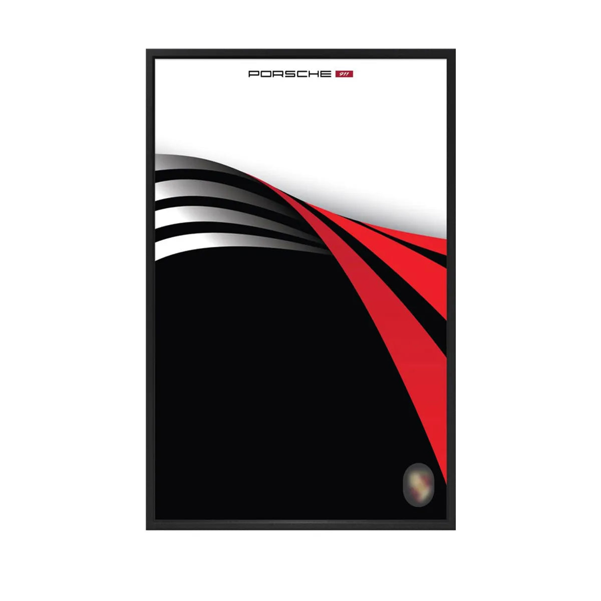 Acrylic Display Frame Compatible with LEGO® Porsche 911 RSR 42096 - Style A