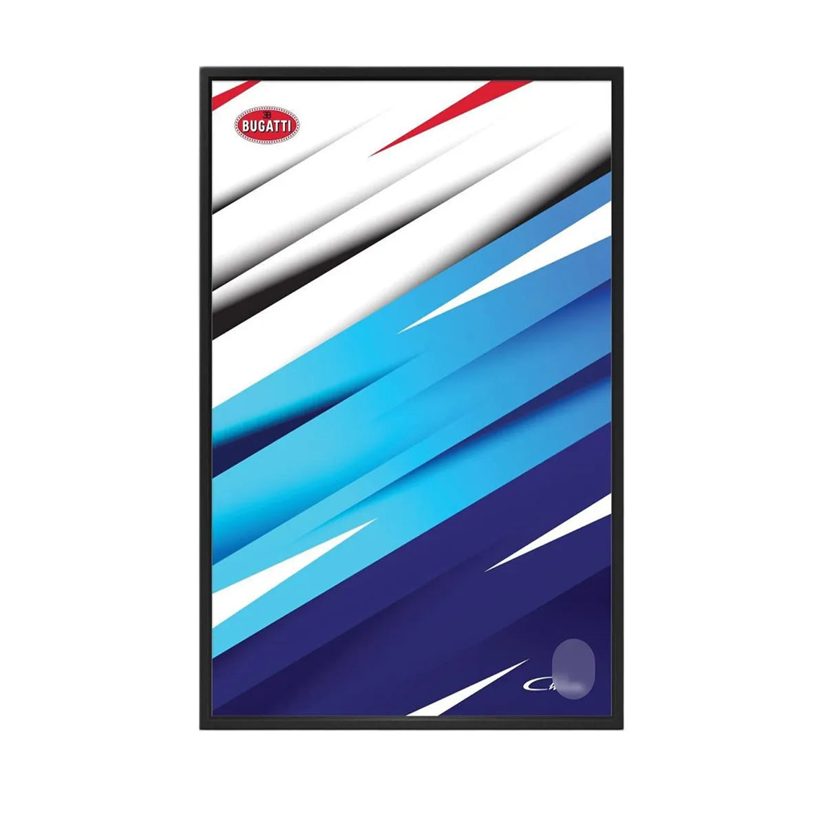 Acrylic Display Frame Compatible with LEGO® Bugatti Chiron 42083 - Style A