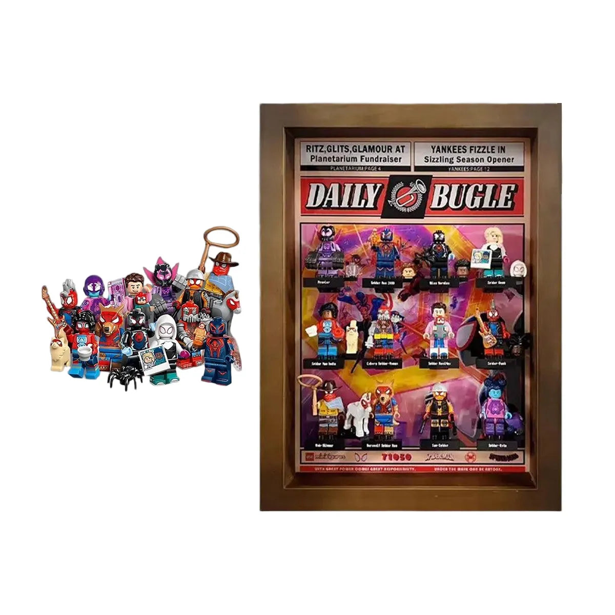Display Case Compatible with LEGO® Spider-Verse Minifigures Style B