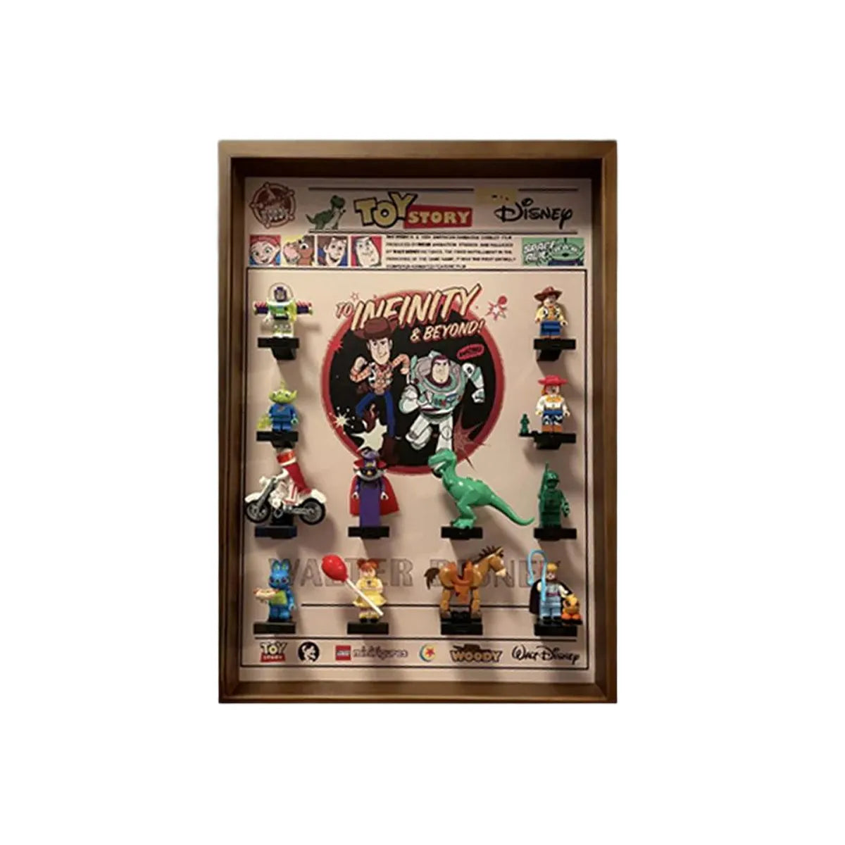 Display Case Compatible with LEGO® Toy Story Minifigures