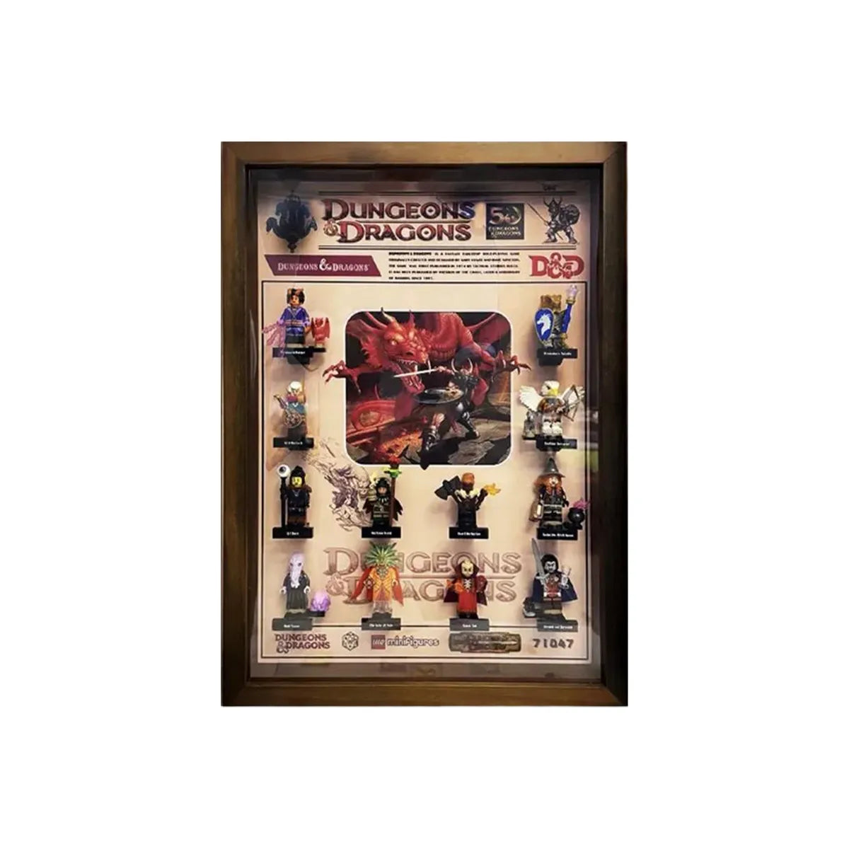 Display Case Compatible with LEGO® Dungeons & Dragons Minifigures Style A