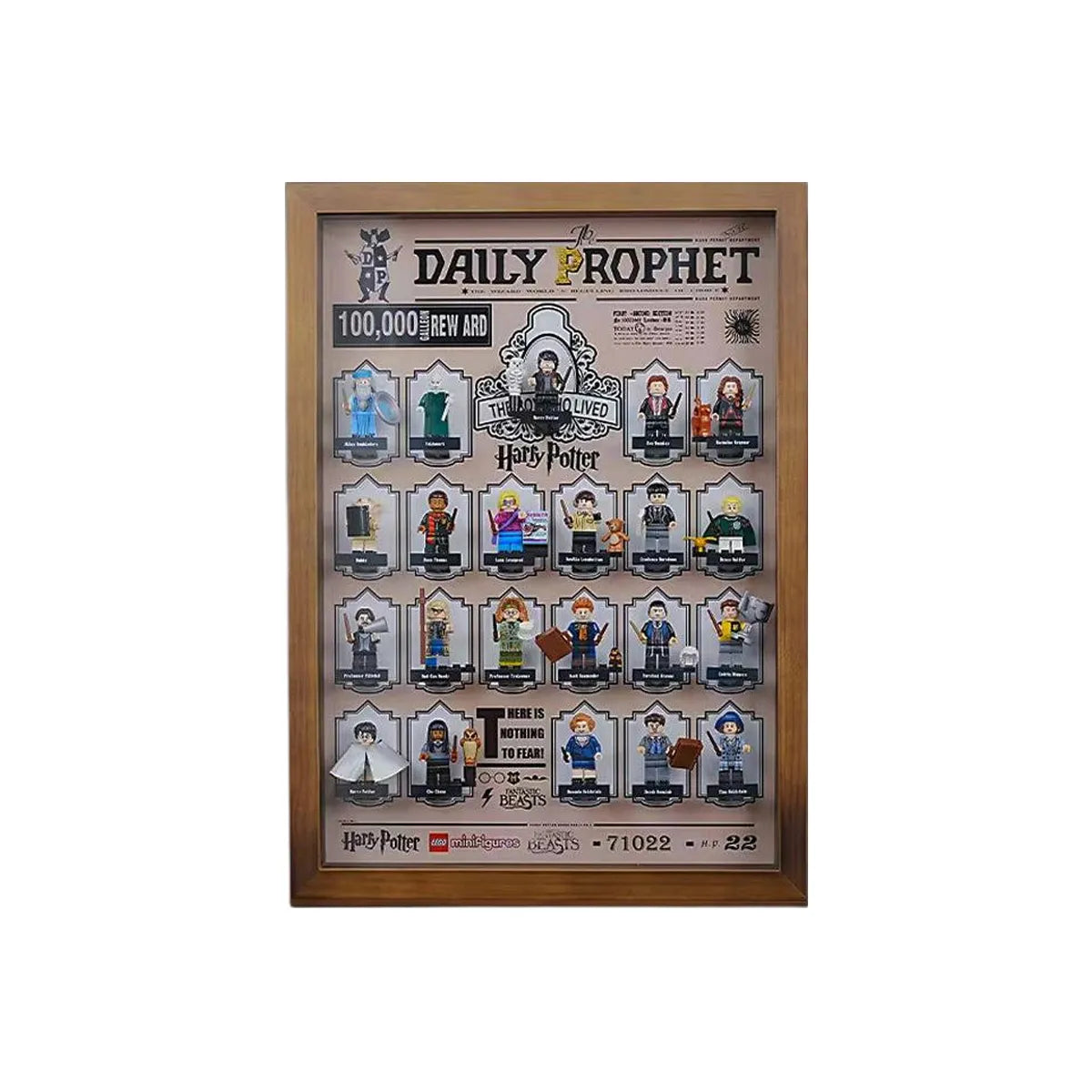 Display Case Compatible with LEGO® Harry Potter Minifigures 71022