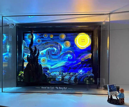lego starry night display case