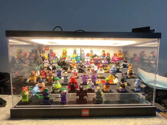 How to build lego minifigure display case
