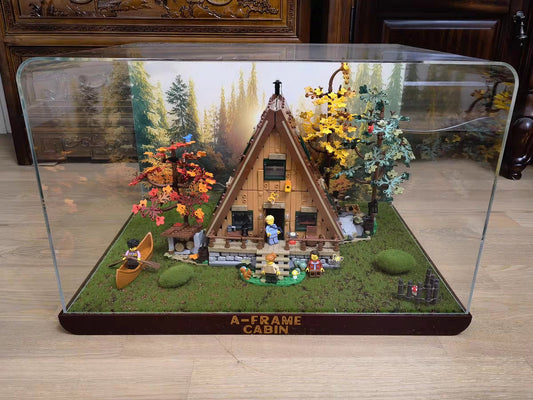 Lego A-Frame Cabin Display Case