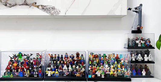 LEGO minifigure display case