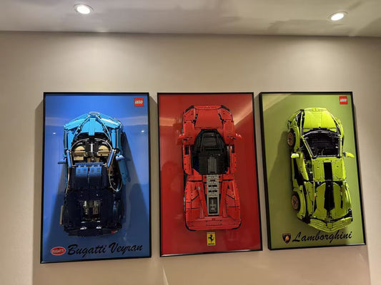 lego ferrari display frame