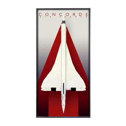 Acrylic Display Frame Compatible with LEGO® Concorde 10318 - Style A