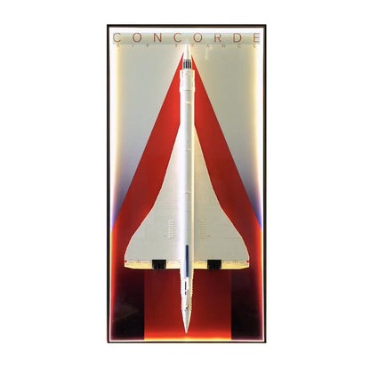 Acrylic Display Frame Compatible with LEGO® Concorde 10318 - Style A