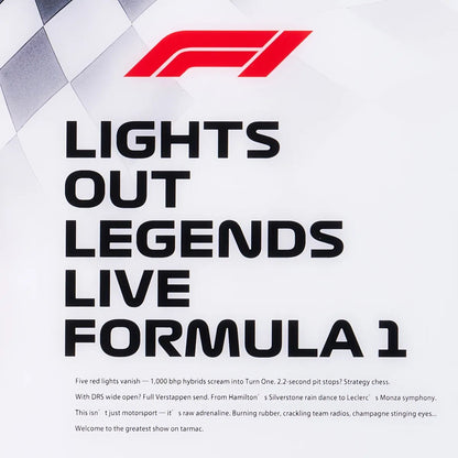 Acrylic Display Frame Compatible with LEGO® Speed Champions F1 Series - Style D