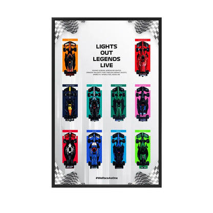 LEGO® models shown in photos are NOT included