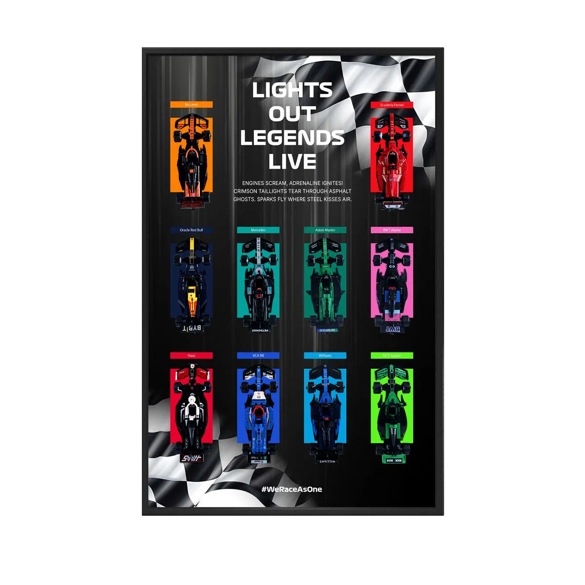 LEGO® models shown in photos are NOT included