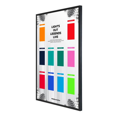 Acrylic Display Frame Compatible with LEGO® Speed Champions F1 Series - Style A