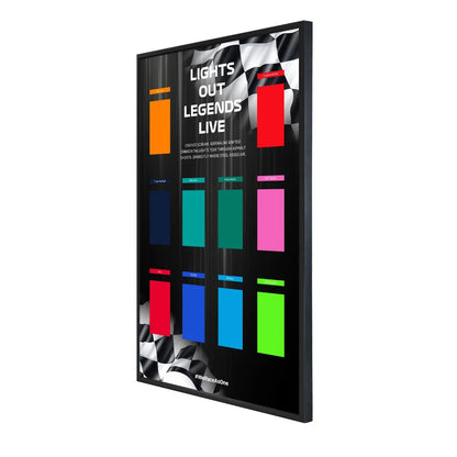 Acrylic Display Frame Compatible with LEGO® Speed Champions F1 Series - Style C