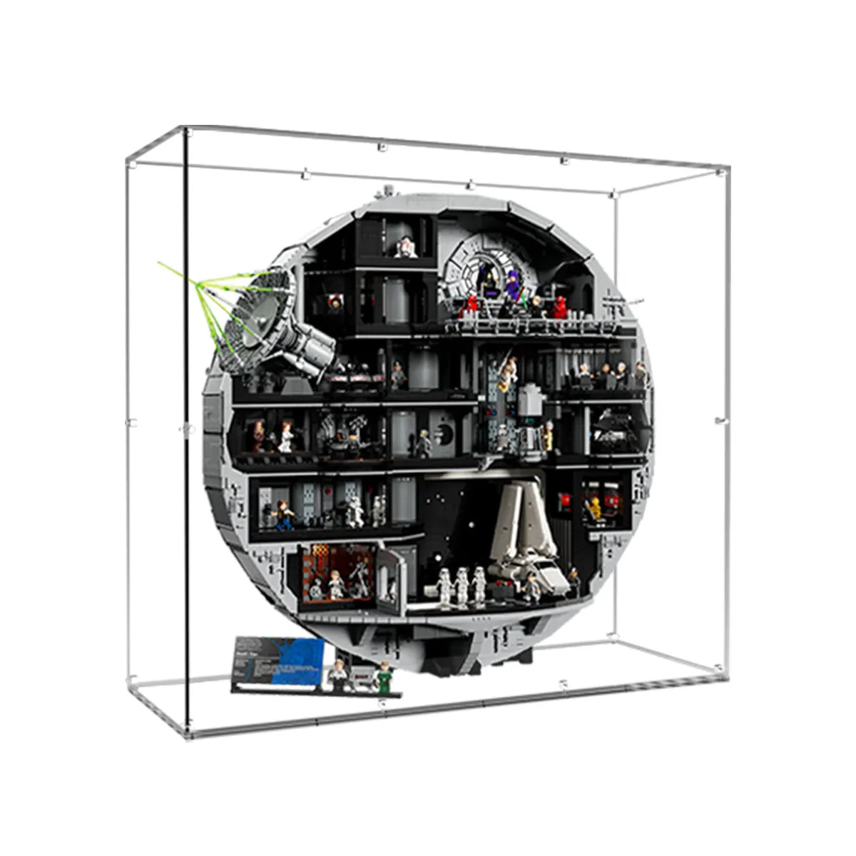 Acrylic Display Case Compatible with LEGO® Star Wars Death Star 75419-A Style