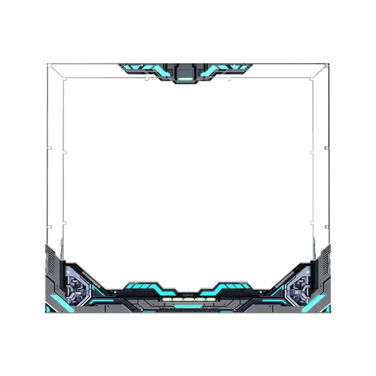 Acrylic Display Case Compatible with LEGO® Star Wars Death Star 75419-B Style