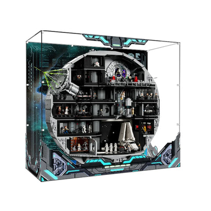 Acrylic Display Case Compatible with LEGO® Star Wars Death Star 75419-B Style