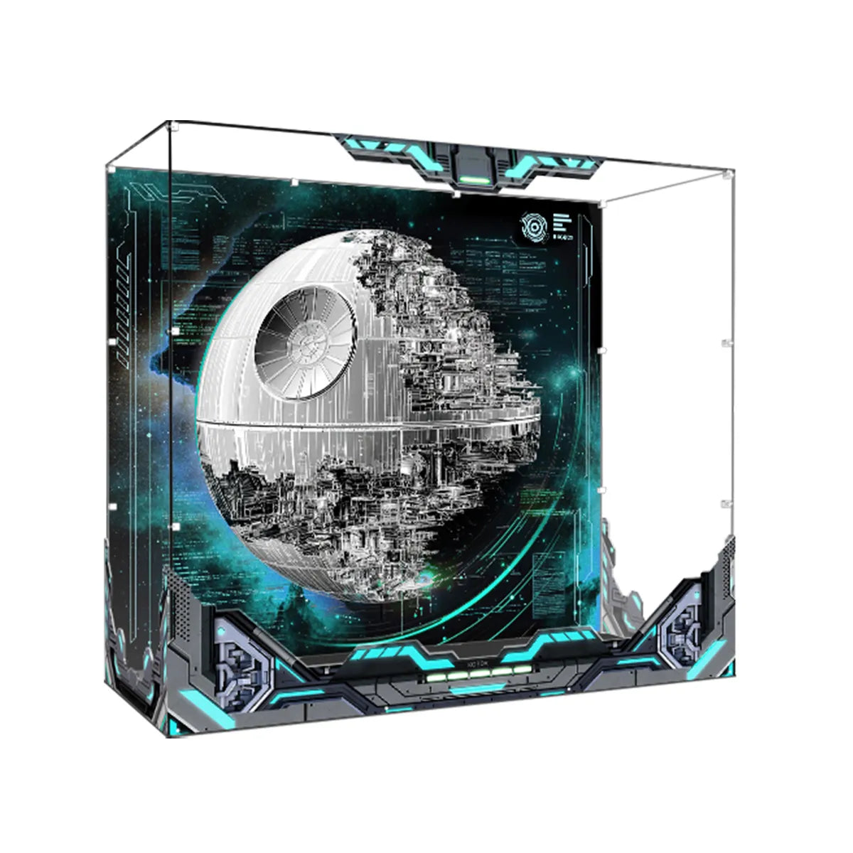 Acrylic Display Case Compatible with LEGO® Star Wars Death Star 75419-B Style