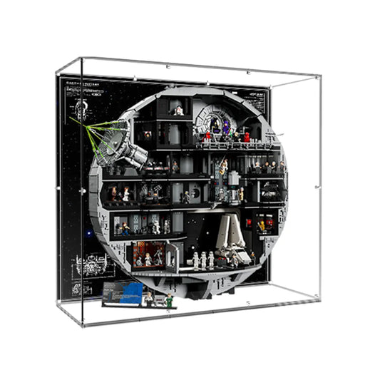 Acrylic Display Case Compatible with LEGO® Star Wars Death Star 75419-C Style