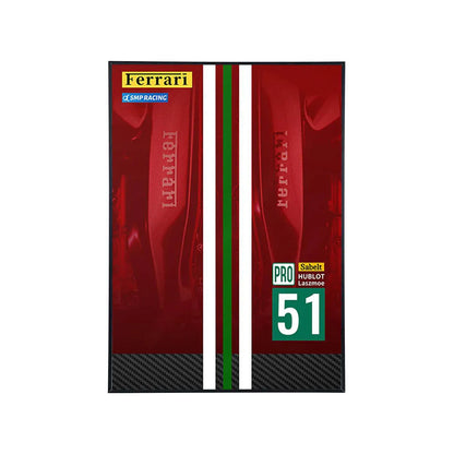 Acrylic Display Frame Compatible with LEGO® Ferrari 488 GTE 42125