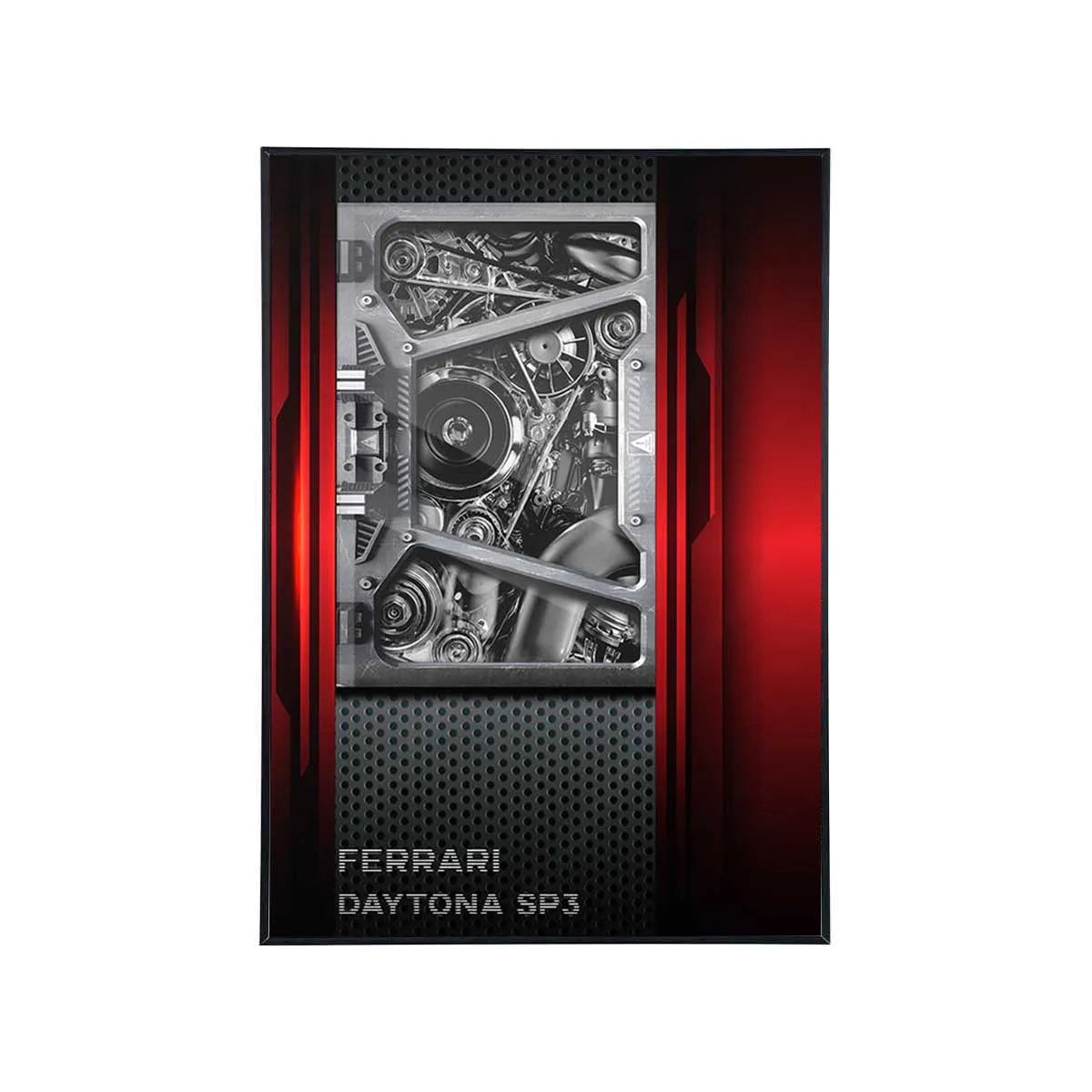 Acrylic Display Frame Compatible with LEGO® Ferrari Daytona SP3 42143