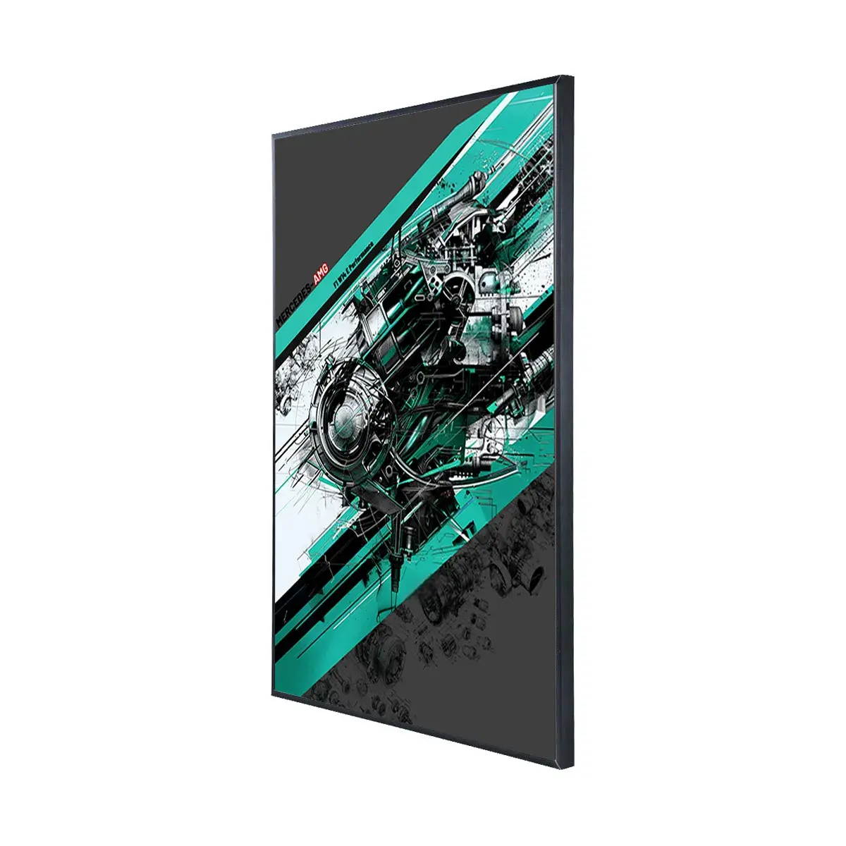 Acrylic Display Frame Compatible with LEGO® Mercedes-AMG F1 W14 42171