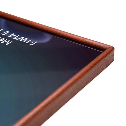 Display Frame Compatible with LEGO® Mercedes-AMG F1 W14 42171 – Walnut Wood Edition