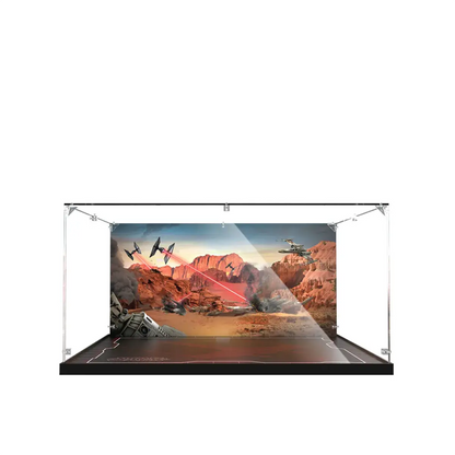 Acrylic Display Case Compatible with LEGO® Star Wars™ X-Wing Starfighter 75355 - Style A