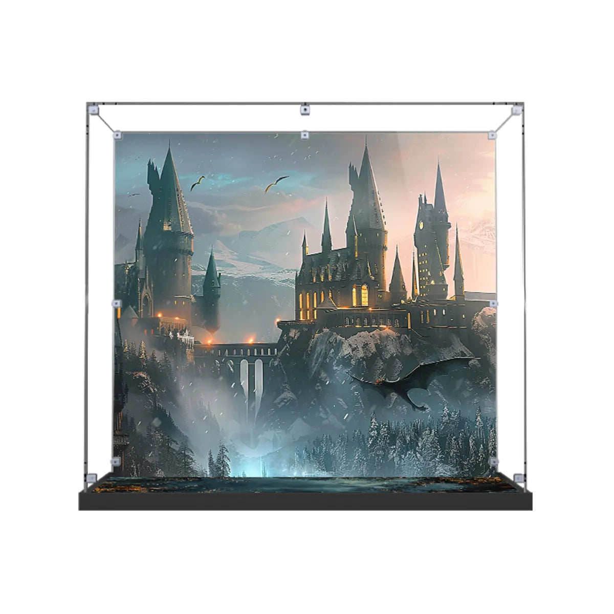 Acrylic Display Case Compatible with LEGO® Harry Potter™ Triwizard Tournament: The Arrival 76440