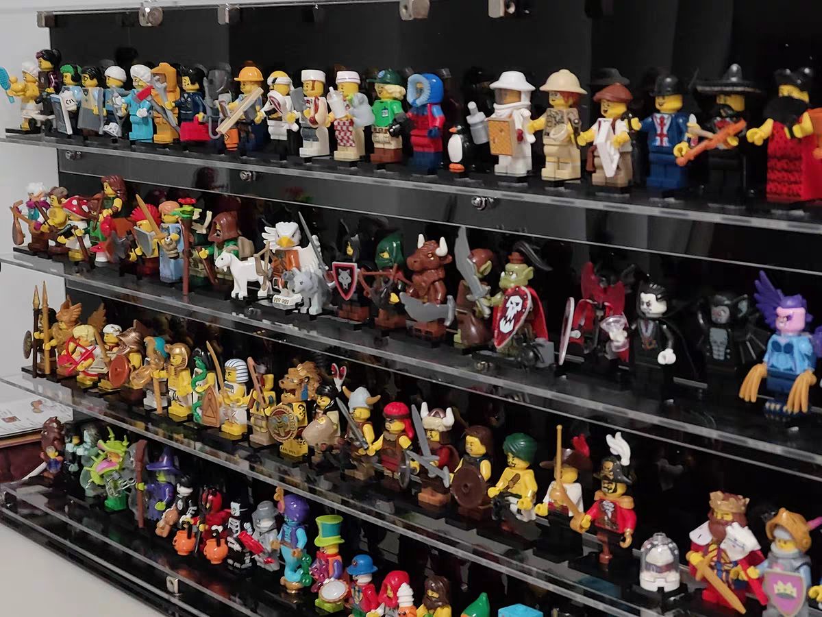 LEGO® models shown in photos are NOT included.