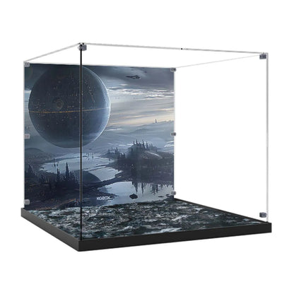 Acrylic Display Case Compatible with LEGO® UCS TIE Interceptor 75382 - Style A