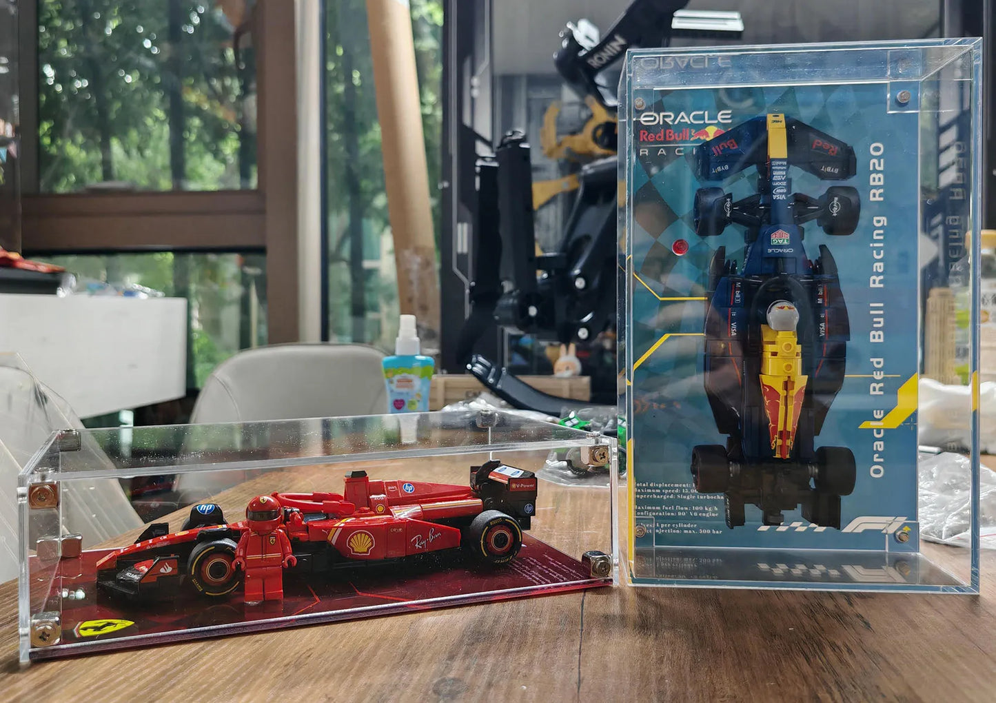 LEGO® models shown in photos are NOT included.