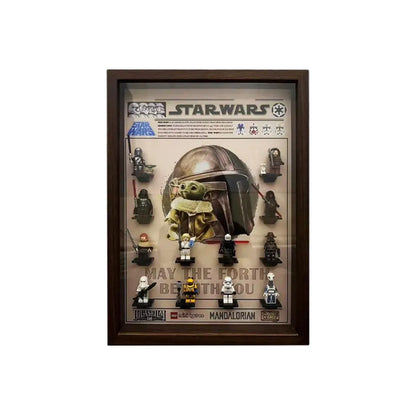 Display Case Compatible with LEGO® Star Wars Mandalorian Edition Minifigures