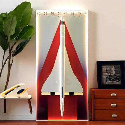 Acrylic Display Frame Compatible with LEGO® Concorde 10318 - Style A