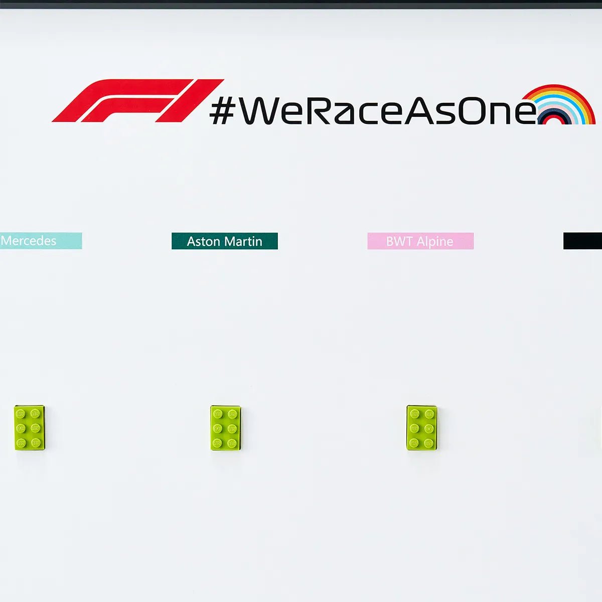 Acrylic Display Frame Compatible with LEGO® Speed Champions F1 Series PLUS - Style D