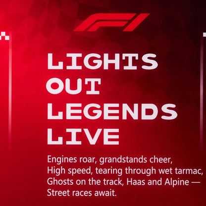 Acrylic Display Frame Compatible with LEGO® Speed Champions F1 Series - Style E