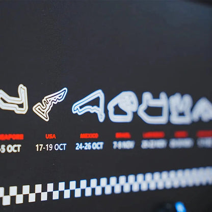 Acrylic Display Frame Compatible with LEGO® Speed Champions F1 Series PLUS - Style C