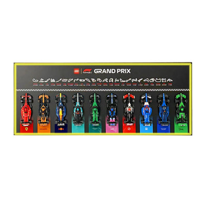 Acrylic Display Frame Compatible with LEGO® Speed Champions F1 Series PLUS - Style C