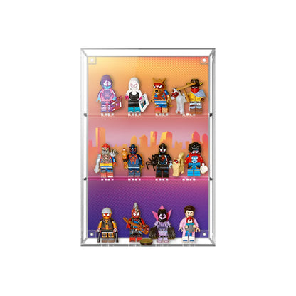 Acrylic Display Case Compatible with LEGO® Spider-Verse Minifigures